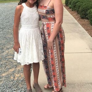 Tribal print romper (on the right)